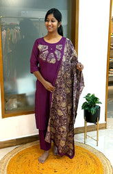 Printed purple symphony 570