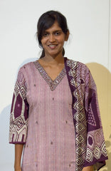 Geometric fantasy- Magenta 505B