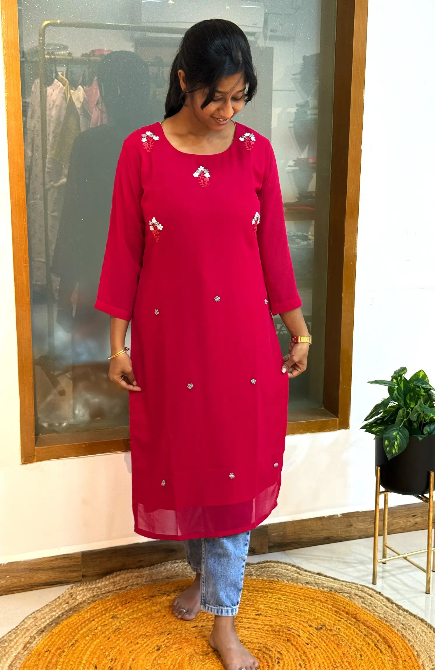 Blush georgette 572TA