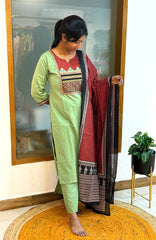 Forest green & brown 562