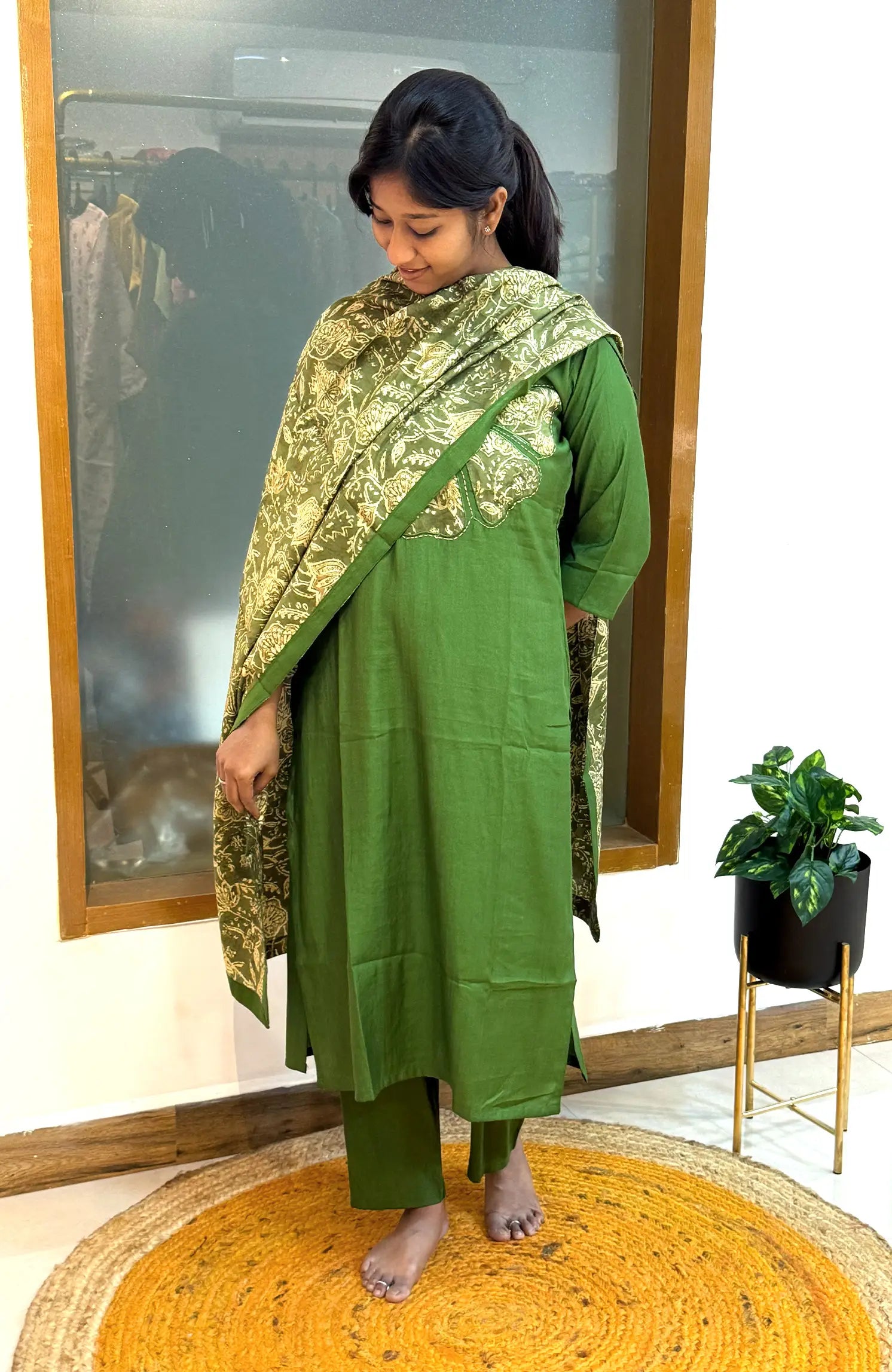 Printed green symphony 548C